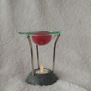 Modern Pink and Silver Oil Burner